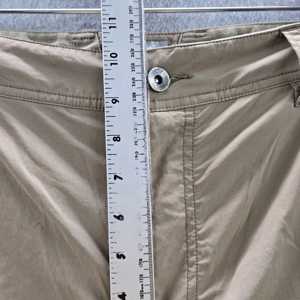 Marmot Men Activewear Pants XL Khaki Elastane Nylon Outdoor Hiking READ